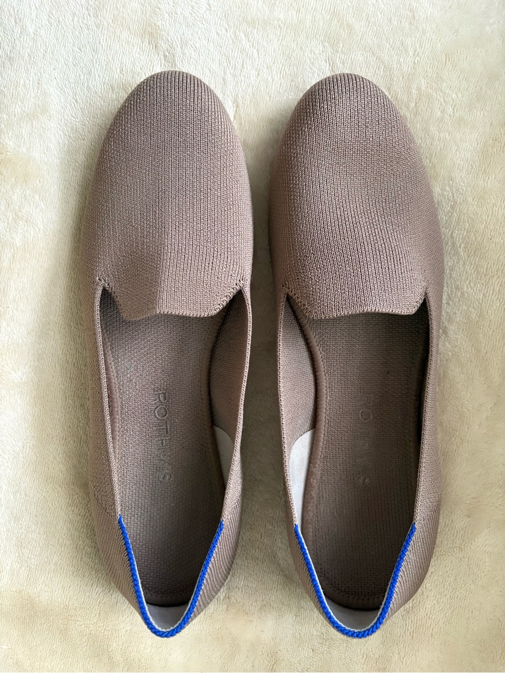 Rothy’s The Loafer in Portobello Taupe size 9🔥